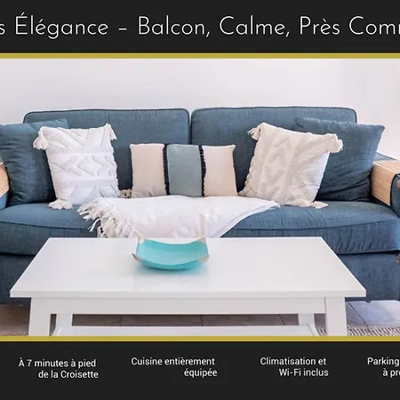 Apartment Elegance - Balcony & Quiet Near Shops *